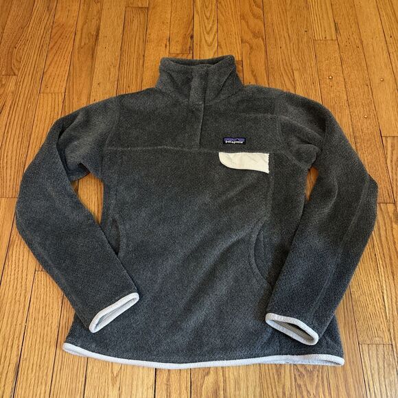 Patagonia Sweater Womens Small Re Tool Snap T Pullover Fleece Jacket Outdoor - Picture 1 of 6